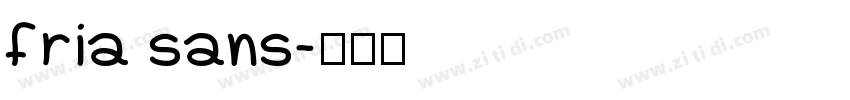 fria sans字体转换
